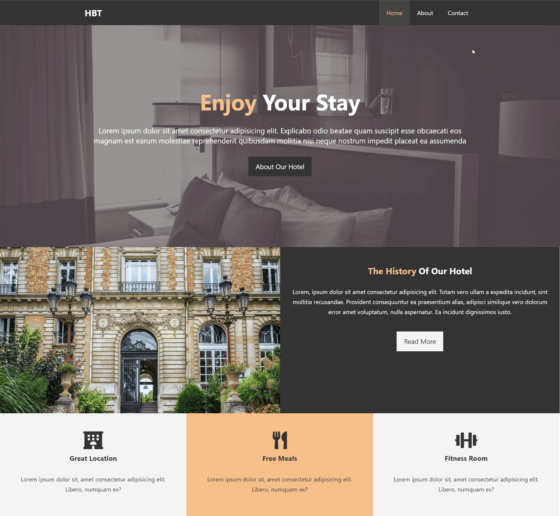 Cover Image for Hotel Site Template Project